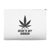 Support Melanoma Cancer Awareness With A Black Cannabis Leaf Accessory Pouches