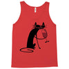 cat and wine Tank Top