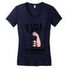 My Dad is Stronger Than Yours Women's V-Neck T-Shirt