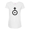 FEMALE MALE Maternity Scoop Neck T-shirt