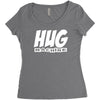 hug machine funny joke Women's Triblend Scoop T-shirt