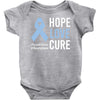 hope love cure stomach cancer awareness Baby Bodysuit