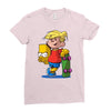 bart simpson Ladies Fitted T-Shirt