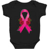 breast cancer pink ribbon Baby Bodysuit