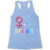 Women's March We are Strong Racerback Tank