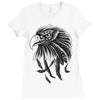 eagle ornate Ladies Fitted T-Shirt