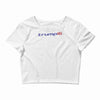 trump 16 president vert Crop Top