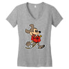 master mouse Women's V-Neck T-Shirt