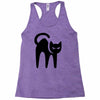 cat black Racerback Tank