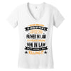 Super Cool Father In Law Of A Freaking Awesome Son In Law Women's V-Neck T-Shirt