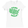 going green Ladies Fitted T-Shirt