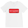romance red V-Neck Tee