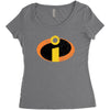 The incredibles Vintage Women's Triblend Scoop T-shirt