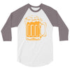 iowa city beer 3/4 Sleeve Shirt