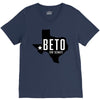Beto For Senate Texas Map V-Neck Tee