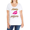 happy halloween new Ladies Curvy T-Shirt
