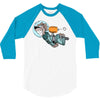 astronaut dog 3/4 Sleeve Shirt