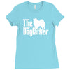 the dogfather american eskimo dog white Ladies Fitted T-Shirt