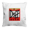 duff parody deff Throw Pillow
