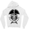 skull with beard Zipper Hoodie