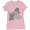 new england, because old england was wicked stupid Ladies Fitted T-Shirt
