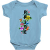 Pride Floral LGBT Colors Baby Bodysuit