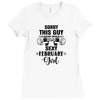 sorry this guy is already taken by a super sexy  february girl Ladies Fitted T-Shirt