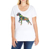 zentangle Ladies Curvy T-Shirt