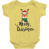 merry cristmas reindeer Baby Bodysuit