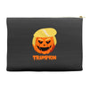 trumpkin funny donald trump pumpkin Accessory Pouches