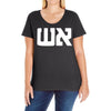 funny mens t shirt short sleeve tee Ladies Curvy T-Shirt