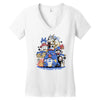 creatures spirits and friends Women's V-Neck T-Shirt