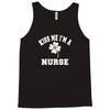 Kiss Me I Am A Nurse St Patricks Day Design Tank Top
