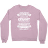 Super Cool Granny Of A Freaking Awesome Granddaughter Crewneck Sweatshirt