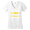 knew she was a thug Women's V-Neck T-Shirt