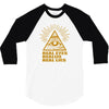 real eyes realize real lies 3/4 Sleeve Shirt