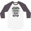 Super Cool Momma Of A Freaking Awesome Son 3/4 Sleeve Shirt