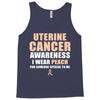 Uterine Cancer Awareness I Wear Peach For Some Special To Me Tank Top