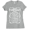 vintage made in 1975 Ladies Fitted T-Shirt