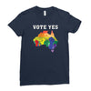 Vote Yes Australia Ladies Fitted T-Shirt