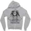 i need more space Zipper Hoodie
