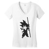 goku dragonball z Women's V-Neck T-Shirt