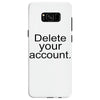 delete your account Samsung Galaxy S8