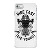 ride fast die young iPhone 7 Case