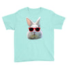 Easter Bunny Face Too Hip To Hop Youth Tee