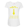 We Are Hoping Its a Jedi Maternity Scoop Neck T-shirt