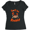 don't be krabby Women's Triblend Scoop T-shirt