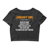 January Girl Hated By Many Crop Top