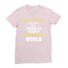 my daughter is the world's best special ed teacher. cool gift for mom Ladies Fitted T-Shirt