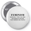 Feminism Pin-back button